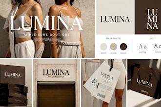 design luxury brand identity, business brand identity, branding kit, style guide
