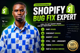 fix shopify cart, checkout, and payment issues professionally
