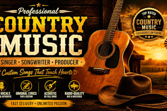 be your professional female country singer songwriter