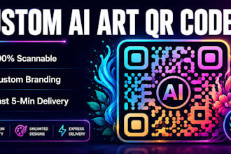 create custom ai art qr code with your logo