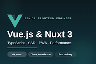 build a responsive web app with vue 3, nuxt and typescript