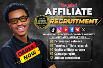 recruit quality affiliates for your affiliate program