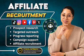 recruit quality affiliates for your affiliate program