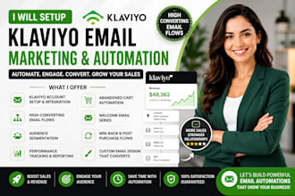 setup klaviyo email marketing and automation