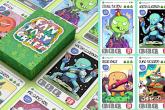 design educational flashcards, learning flash cards, learning memory card box
