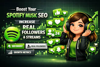 boost your spotify music SEO to increase real followers and streams