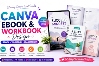 design canva ebook design canva workbook canva ebook lead magnet pdf design