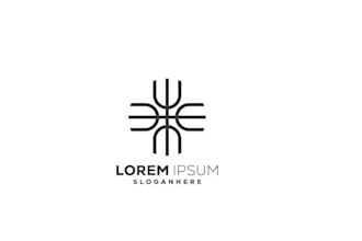 do modern home furnishing logo design