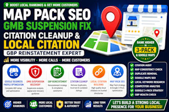 do map pack seo gmb suspension citation cleanup local citation gbp reinstatement