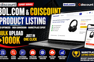 create SEO optimized bol com product description bol listing product sourcing