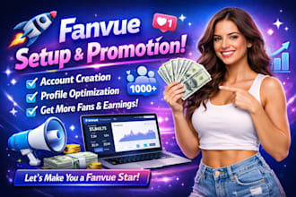 do fanvue page setup fanvue management fanvue promotion be your fanvue expert