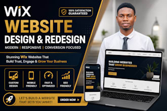 design edit and redesign wix website for your dropshipping and physical products