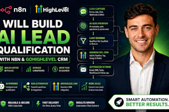 build n8n ai lead qualification and gohighlevel CRM automation with n8n