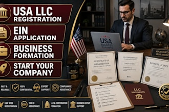 do USA wyoming llc company registration ein number filing business formation