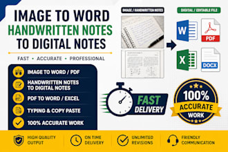 transcribe your document PDF or image to text in 24 hours