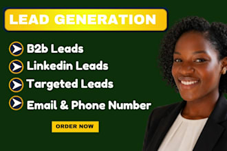 do b2b lead generation and targeted business lead, linkedin lead
