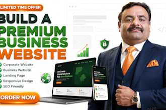 build a premium corporate business website
