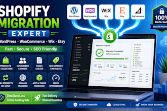 migrate wix wordpress ecwid godaddy to shopify website migration domain transfer