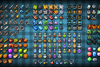 make pixel art icons pack
