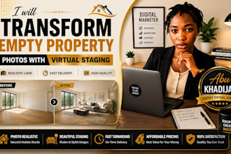 transform empty property photos with virtual staging