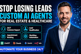 build ai agents for real estate, healthcare businesses and hvac