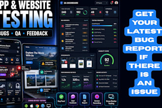 assist in website testing, user testing, app testing and give bug and feedback