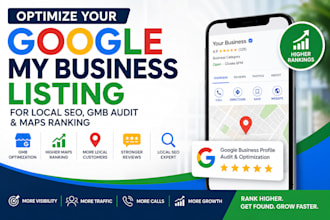 optimize your google my business listing for local seo gmb audit maps ranking