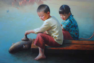 paint a real oil portrait with free shipping