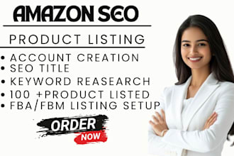create amazon product listing SEO product description amazon fba listings