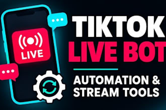social media bot, instagram api bot, youtube bot, tiktok livestreaming bot