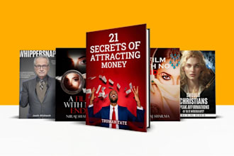 design custom book cover, interior and ebook conversion