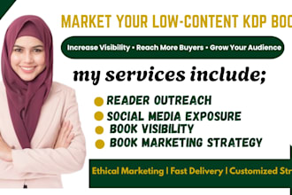 market your low content KDP books