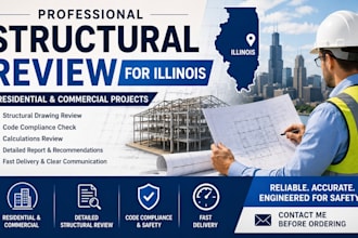 deliver structural review for illinois residential and commercial projects