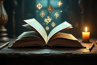 do fantasy book cover design, thriller book cover