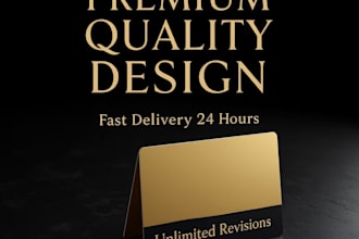 design modern business card, corporate and professional card in 24 hours