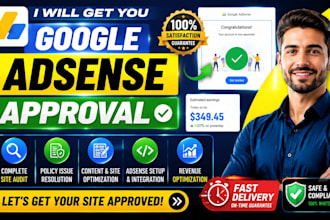 get google adsense approval and fix adsense policy issues