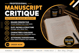 provide a detailed manuscript critique and professional reader report