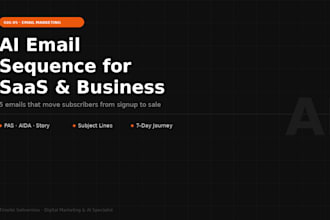 ai email marketing sequence for saas and small business