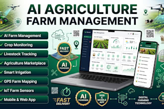 build ai agriculture farm tracking management agritech livestock plant care app