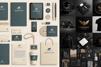 design luxury brand identity, brand identity guidelines and visual identity