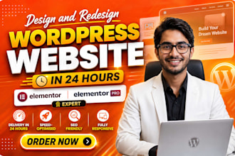 do website design, redesign and clone websites in 24 hours