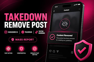 takedown remove post harassing ig banning ,telegram tiktok banning,mass report