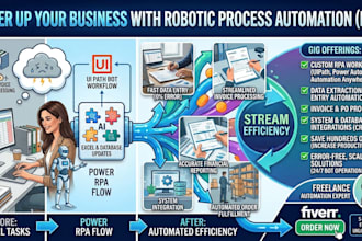 automate repetitive tasks using rpa, power automate, ui path