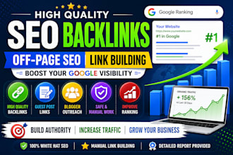 do high quality off page SEO backlinks link building service for google ranking
