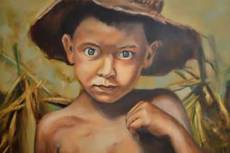 hand paint a custom landscape oil painting on canvas