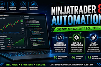 build ninjatrader 8 automation and custom