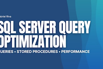 fix and optimize sql server queries and stored procedures
