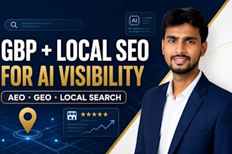 optimize google business profile and local SEO, aeo, GEO, ai visibility