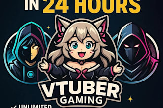 design a unique cartoon mascot logo