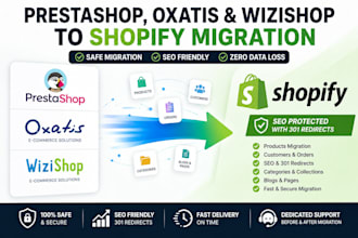 migrate oxatis or wizishop store to shopify with SEO redirects oxatis migration